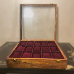 Wooden Watch Box for 15 Watches